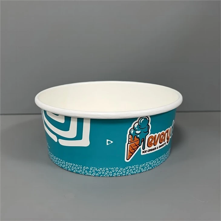 750ml 아이스크림 맞춤형 인쇄 그릇