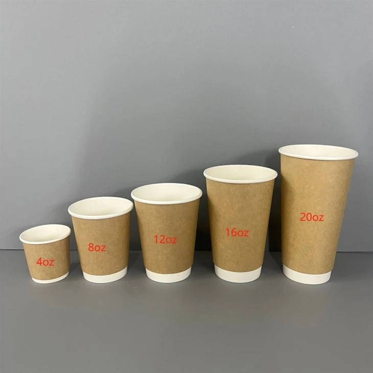 all sizes double wall cups