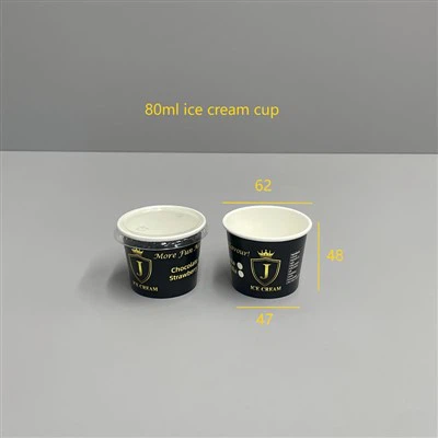 80ml 2.5oz 미니 아이스크림 컵